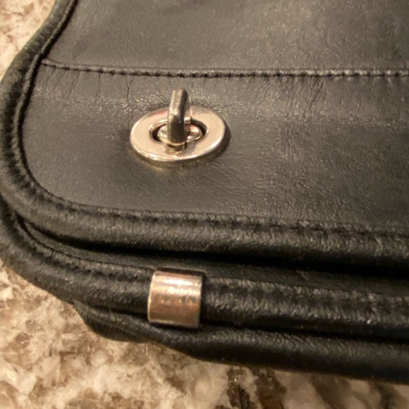 High End Black Leather SUN Microsystems Employee Briefcase Laptop Bag NICE - Picture 4 of 12